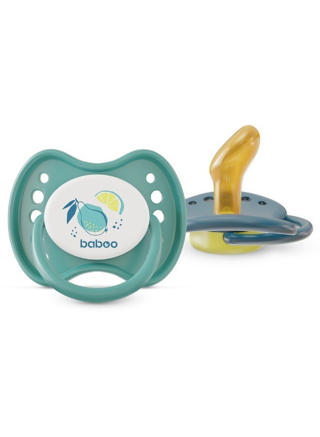 Baboo - Latex Orthodontic Baby Pacifier with Sterilizer Box - Lagoon Fiesta - +6m - 2pc - Image 4