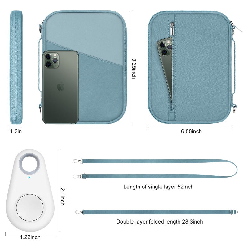EcoVision Family Passport Holder for Travel with RFID Blocking, Traveling Essentials Organizer Pouch Bag, Light Passport Wallet for Travel Must Haves Accessories for Women Men - Image 2