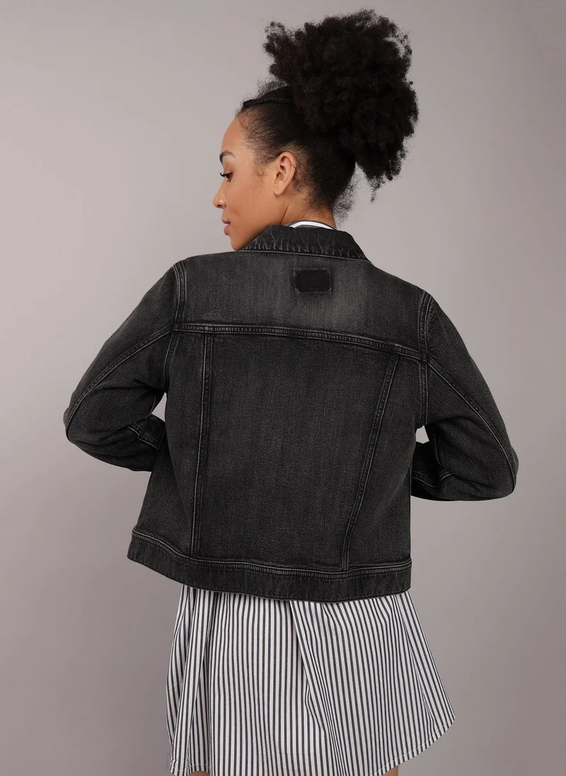 American Eagle Pocket Detailed Strigid Denim Jacket