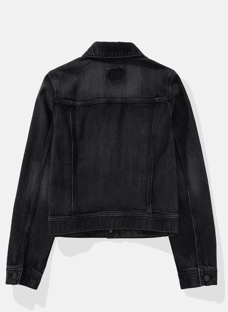 American Eagle Pocket Detailed Strigid Denim Jacket