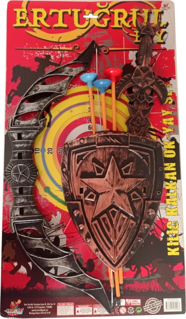 Sepetçi Toys Ertuğrul Bey Sword Shield Arrow Bow Set