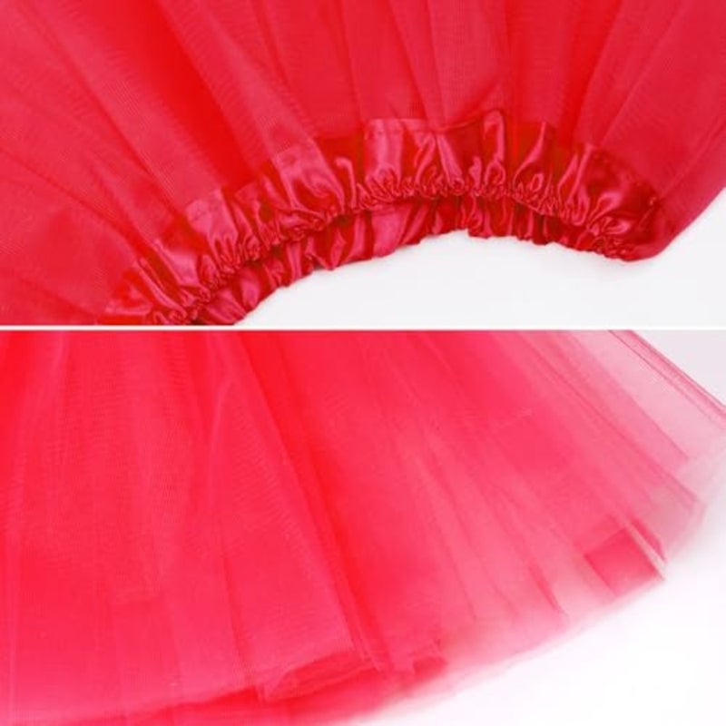 Lystaii 1 PC Tutu Skirt Tulle Laye Tutu Skirt for Party Costume Birthday Running Accessories - Image 4