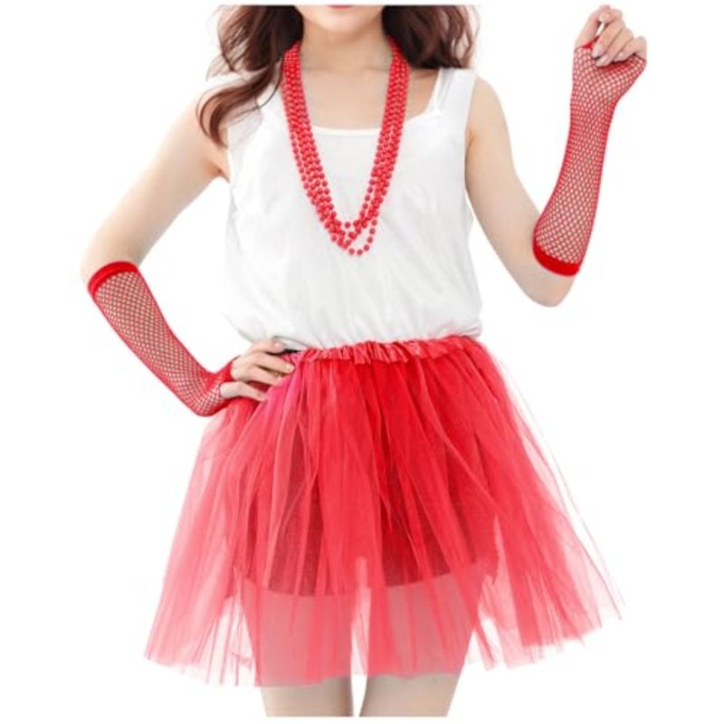 Lystaii 1 PC Tutu Skirt Tulle Laye Tutu Skirt for Party Costume Birthday Running Accessories - Image 5
