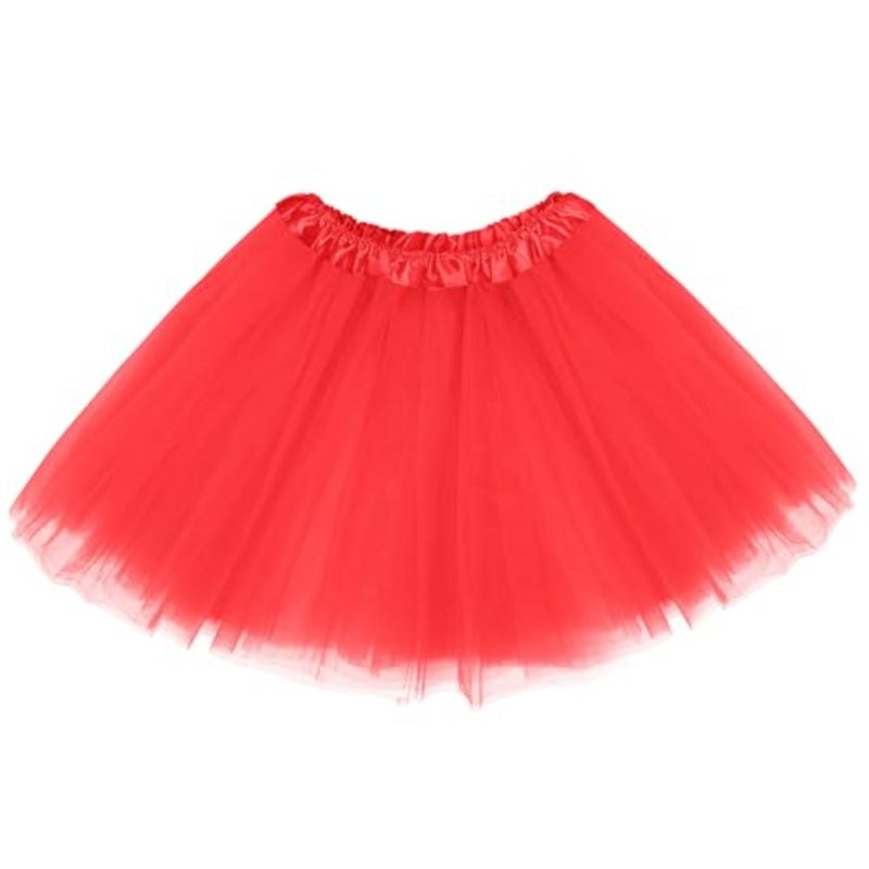 Lystaii 1 PC Tutu Skirt Tulle Laye Tutu Skirt for Party Costume Birthday Running Accessories - Image 1