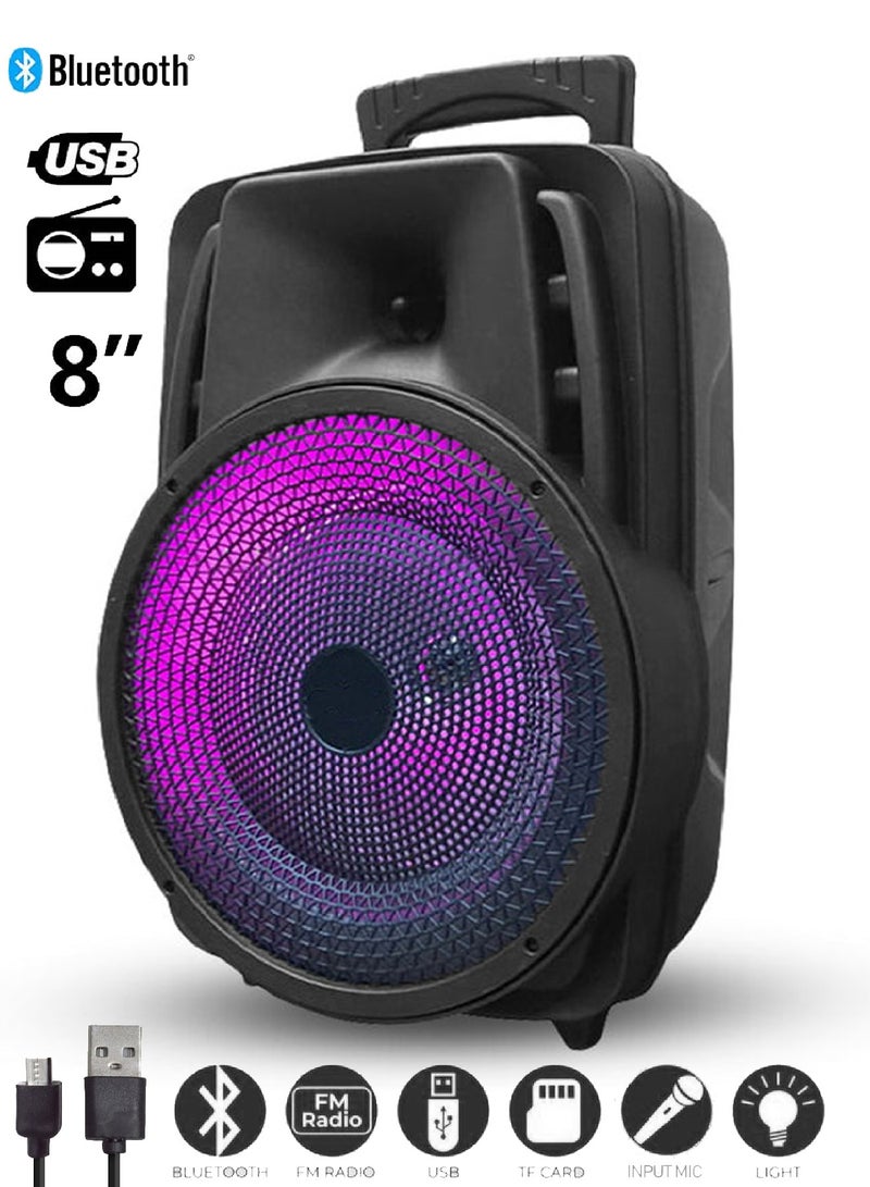 قريت نايس مكبر صوت لاسلكي يعمل بتقنية البلوتوث يحتوي على راديو FM , مدخل ذاكرة TF ,مدخل USB , مدخل ميكروفون AUX - Image 2