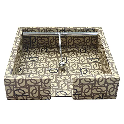 Tranquil Square Modern Design Brown Palate Wooden Napkin Holder Tissue Paper Rack for Kitchen Dining - Image 3