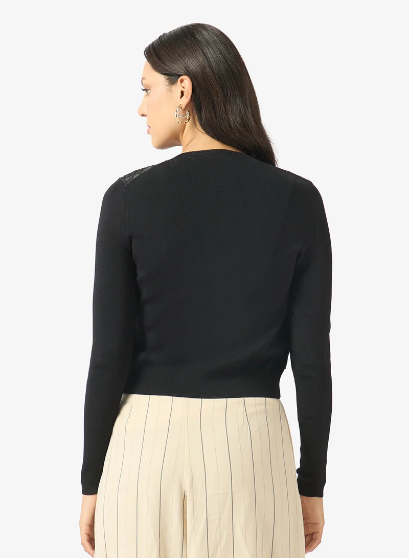 تيد بيكر Voren Lace Front Cardigan