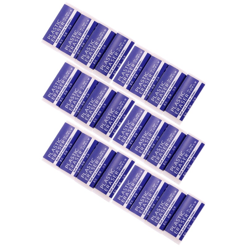 24Pcs Students Test Erasers Portable PVC Erasers Multi-function School Erasers Students Supplies - Image 1