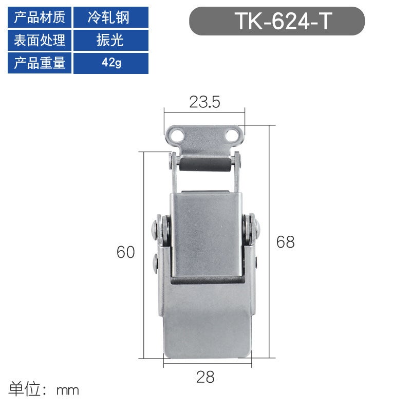 304 Stainless Steel Thickened Industrial Lock Buckle Machinery Equipment Barrel Filter Barrel Hardware Joyton Insurance Buckle Bag Buckle Cold rolled steel TK-624-T 