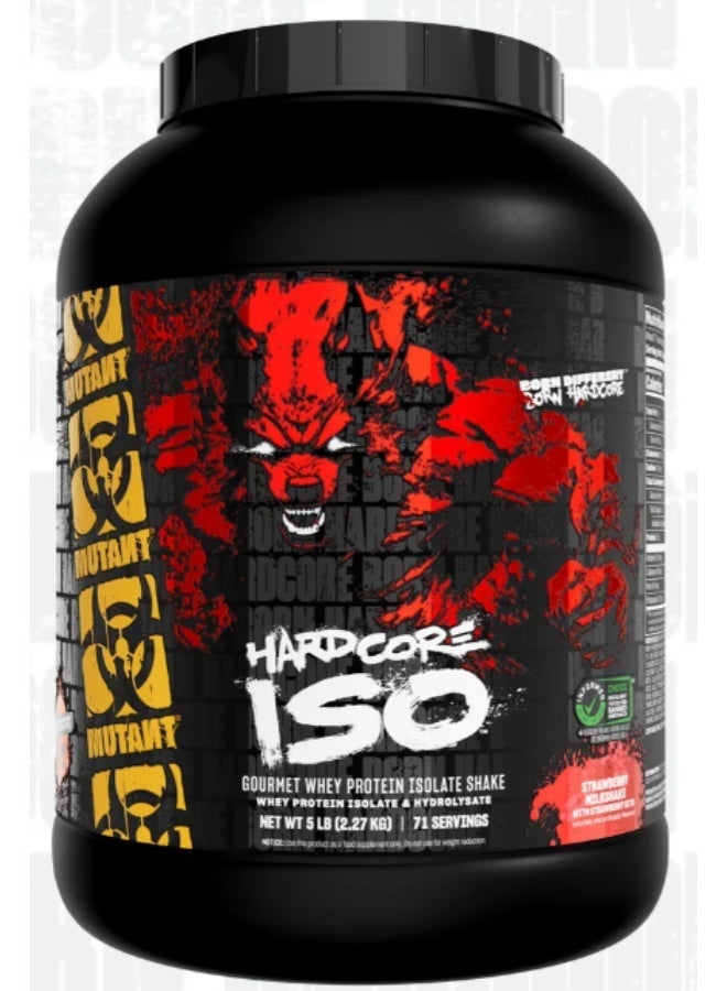 Mutant Hardcore Isolate Strawberry Milkshake 5 lbs - Image 1