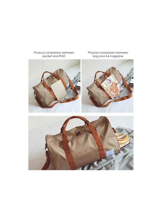 PROMASS Large Capacity Multi Pocket Sports Duffel Bag With Shoes Compartment For Women And Men (Blue) - Image 2