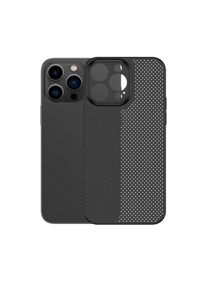 S-TOP Case For iPhone 13 Honeycomb Hollow Heat Dissipation Phone Case - Image 1