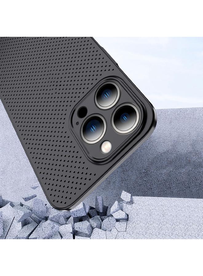 S-TOP Case For iPhone 13 Honeycomb Hollow Heat Dissipation Phone Case - Image 4