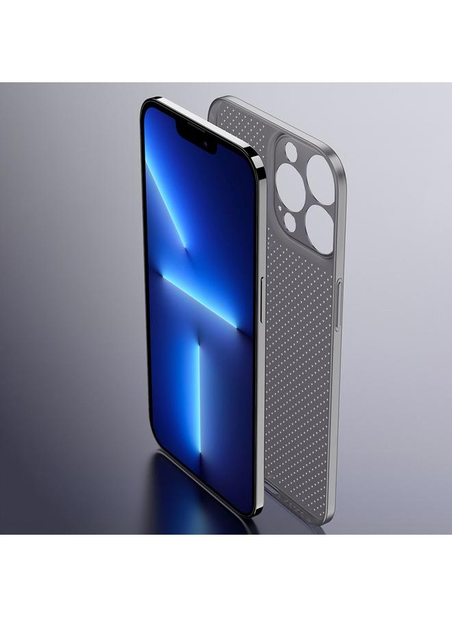 S-TOP Case For iPhone 13 Honeycomb Hollow Heat Dissipation Phone Case - Image 3