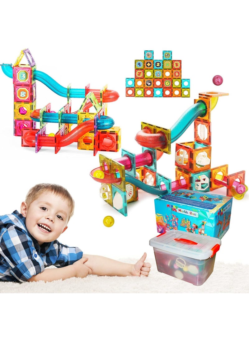 128 pcs magnetic tiles for kids,  stem approved educational magnetic blocks, 3d montessori toys for boys girls, constructing structures shapes building sets for brain activity & creativity - pzsku/ZF13154399C3CD975CF14Z/45/_/1739261566/b7765e1c-75da-4388-af66-553cc0ee635d