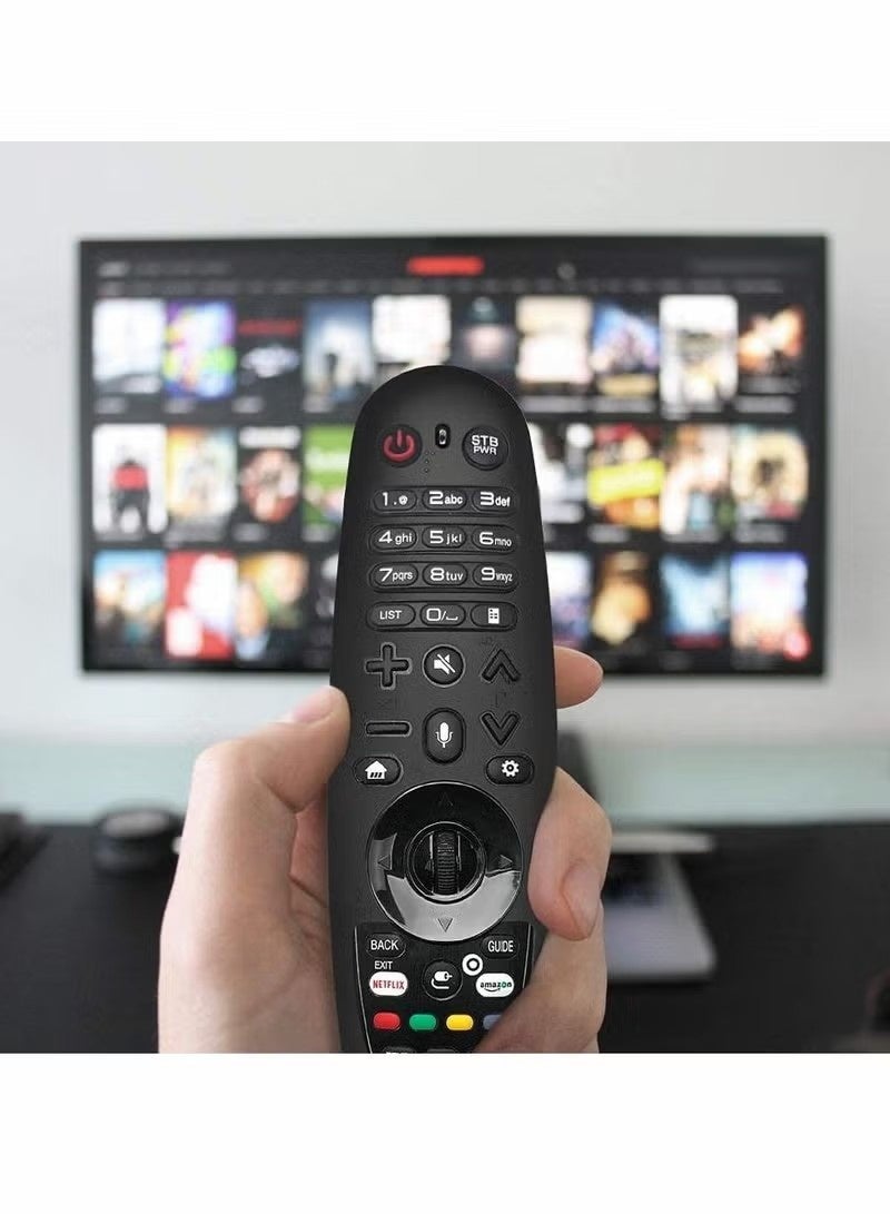 أخبار غطاء حماية مطور من قطعتين لجهاز التحكم عن بعد LG AN-MR600 / LG AN-MR650 / AN-MR18BA / AN-MR19BA للتلفزيون الذكي LG، جراب سيليكون مضاد للسقوط والانزلاق والغبار والماء (أسود + أخضر متوهج) - Image 2