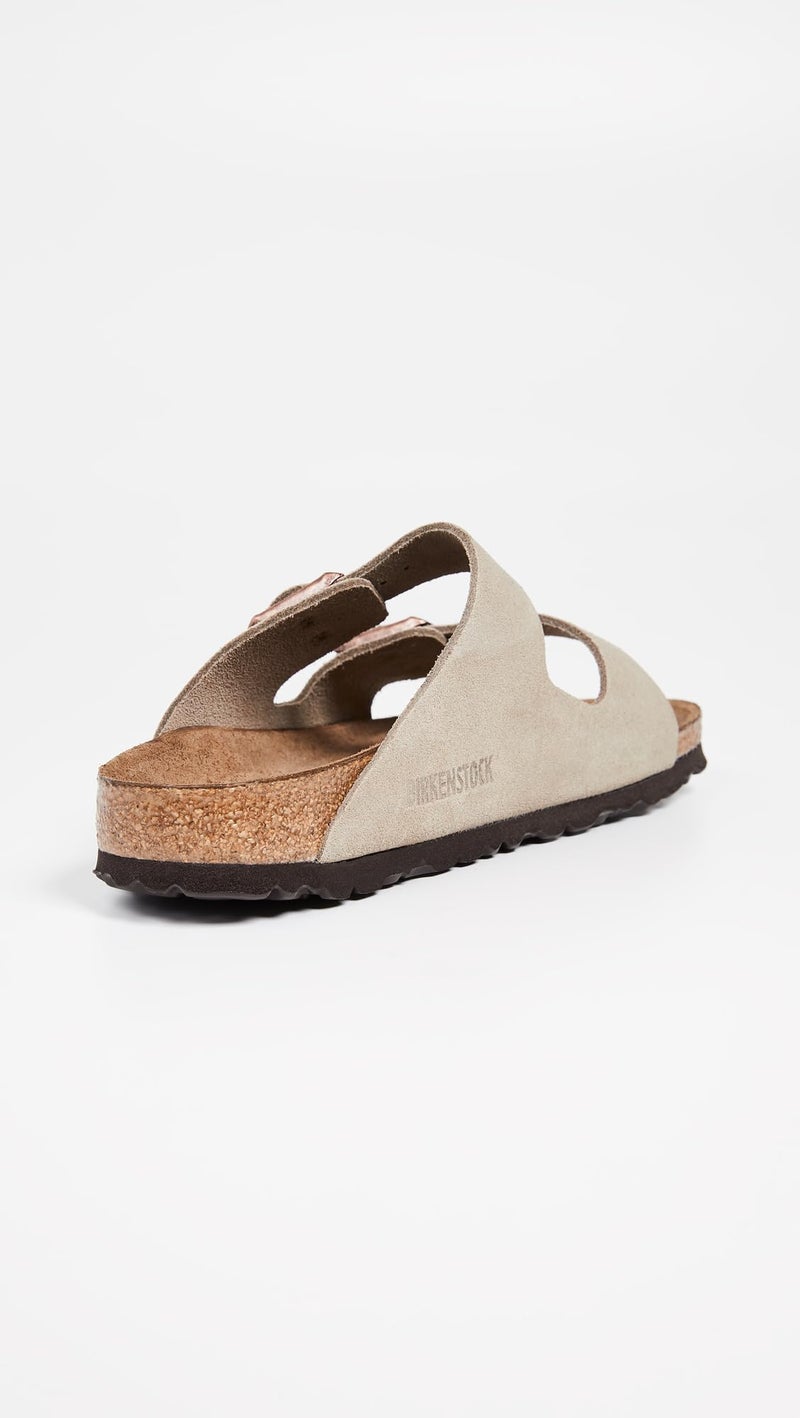 BIRKENSTOCK حذاء بيركنستوك أريزونا ببطانة ناعمة بلون التوب - مقاس EU 38 / مقاس النساء US 7-7.5 - Image 4