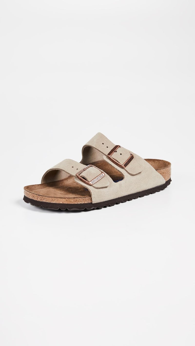 BIRKENSTOCK حذاء بيركنستوك أريزونا ببطانة ناعمة بلون التوب - مقاس EU 38 / مقاس النساء US 7-7.5 - Image 2