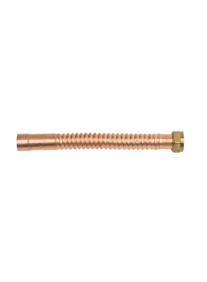 BrassCraft WB034-12N 3/4" FIP x 3/4" Nominal Male/Female Sweat x 12" Copper Water Heater Connector - Image 1