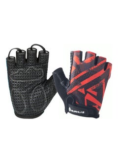 BURNLAB Flex Gym Gloves for Men and Women - Ideal for Weightlifting, Cycling, Crossfit, Offers Good Grip and Soft Padding(Brown and Black)
