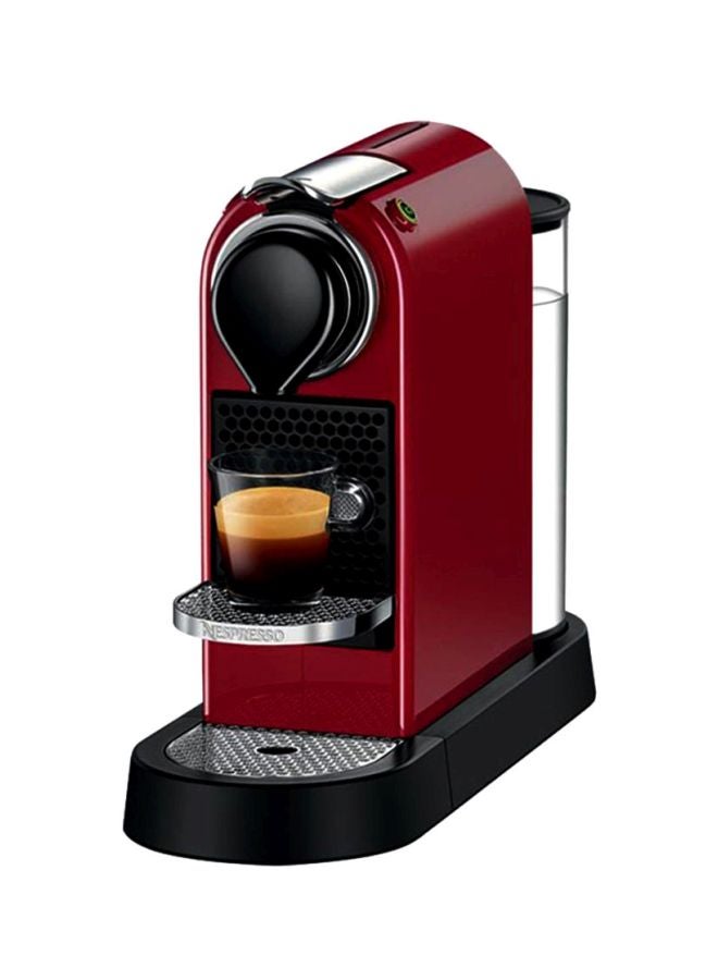 نسبرسو ماكينة سيتيز لصنع القهوة والاسبرسو بقدرة 1260 وات 1 L 1260 W C122CR أسود/فضي/أحمر غامق - Image 2