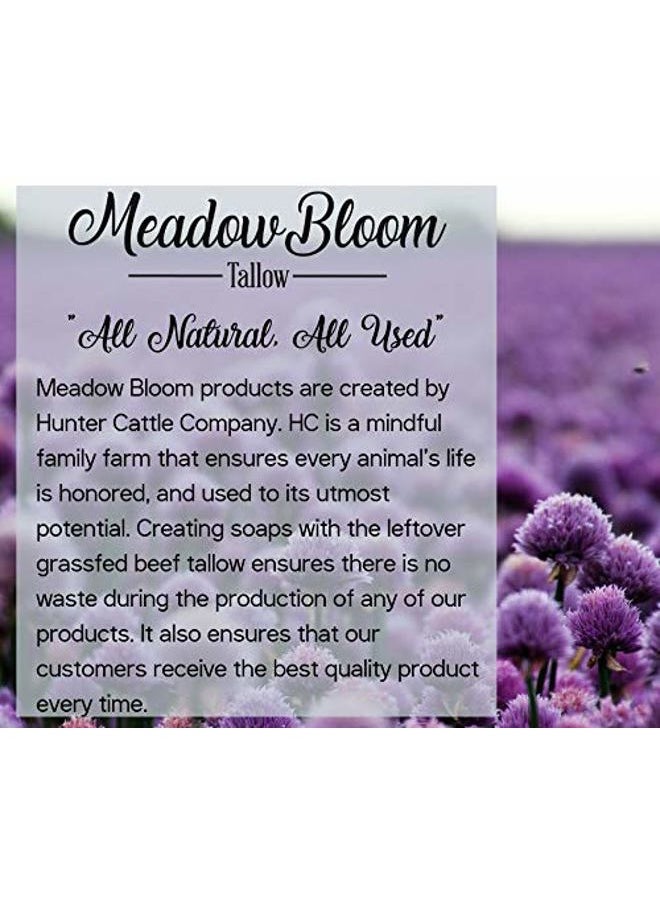 Curls Meadow Bloom Tallow Bar Soap - Charcoal 2 Pack - Made with All Natural 100% Grass Fed Tallow Handmade Soap Bar - Great for Face or Body Soap  - Image 4