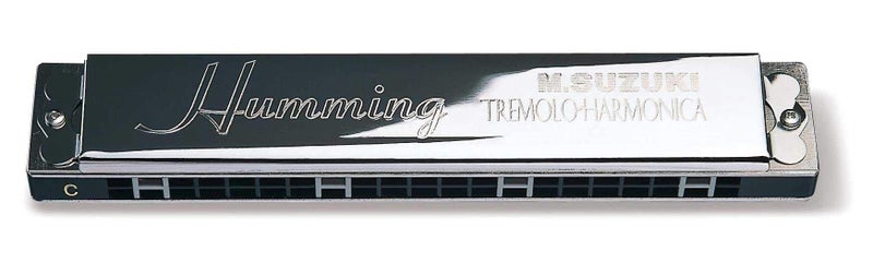 Suzuki SU-21H Humming Tremolo 21-Hole C Key Diatonic Harmonica - Image 1