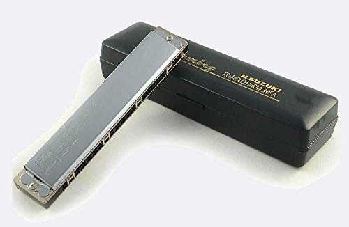 Suzuki SU-21H Humming Tremolo 21-Hole C Key Diatonic Harmonica - Image 2