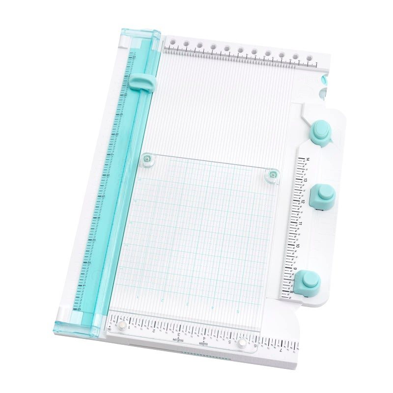 We R Memory Keepers, All in One Scrapbooking Tool, Contains Trimmer, Scoring Tool, Bone Folder, Banner Maker, Enveloper Maker, Scoring Board, Corner Rounder, Hole Punch and More, Uses V3 Side Blade - Image 5