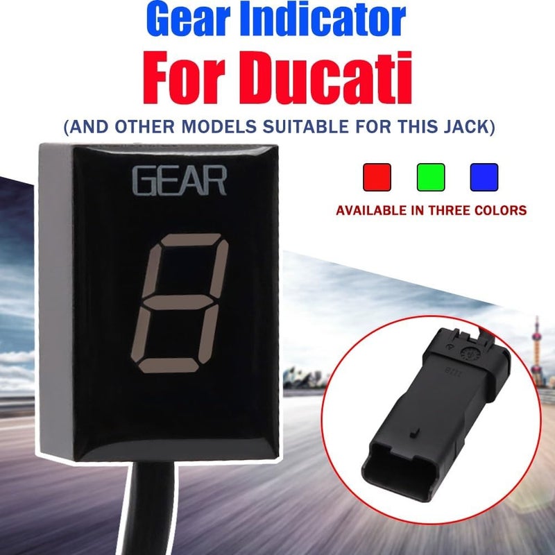 Vuzmode Digital Gear Indicator for Ducati Monster 821 - Image 4