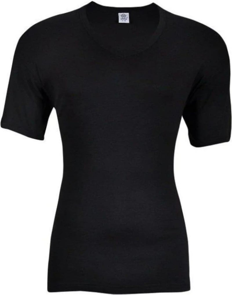 Yıldız Yildiz 61 Men's Rib V Neck Short Sleeve Undershirt 12 Pieces  - Image 2