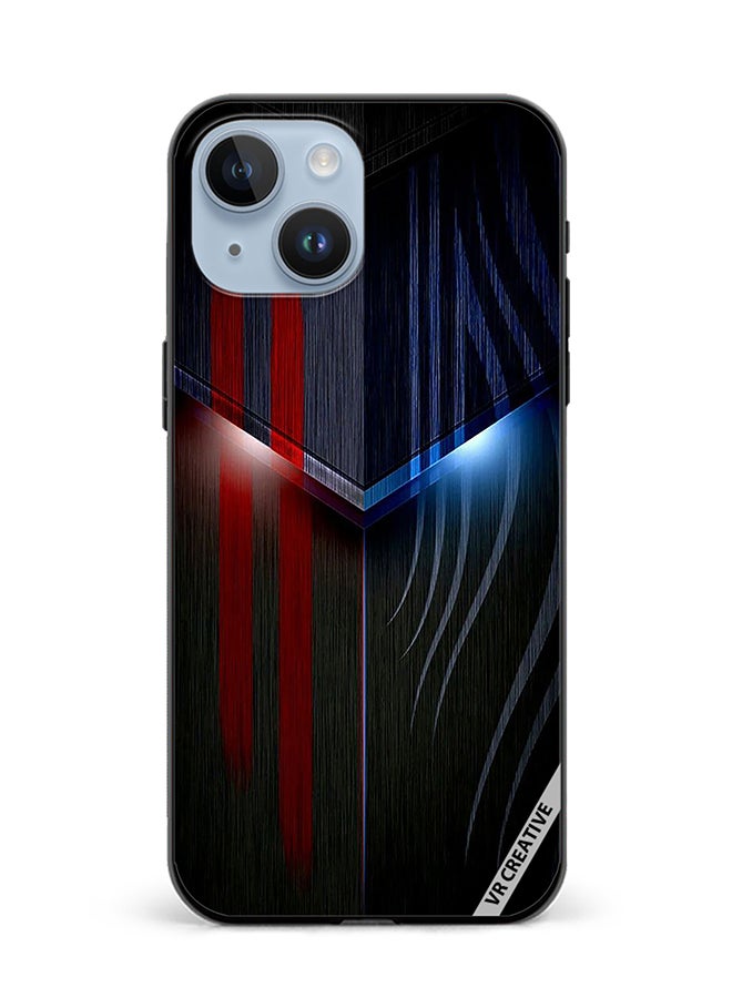 VR CREATIVE Protective Case Cover For Apple iPhone 15 Plus Abstract Design Multicolour - Image 1