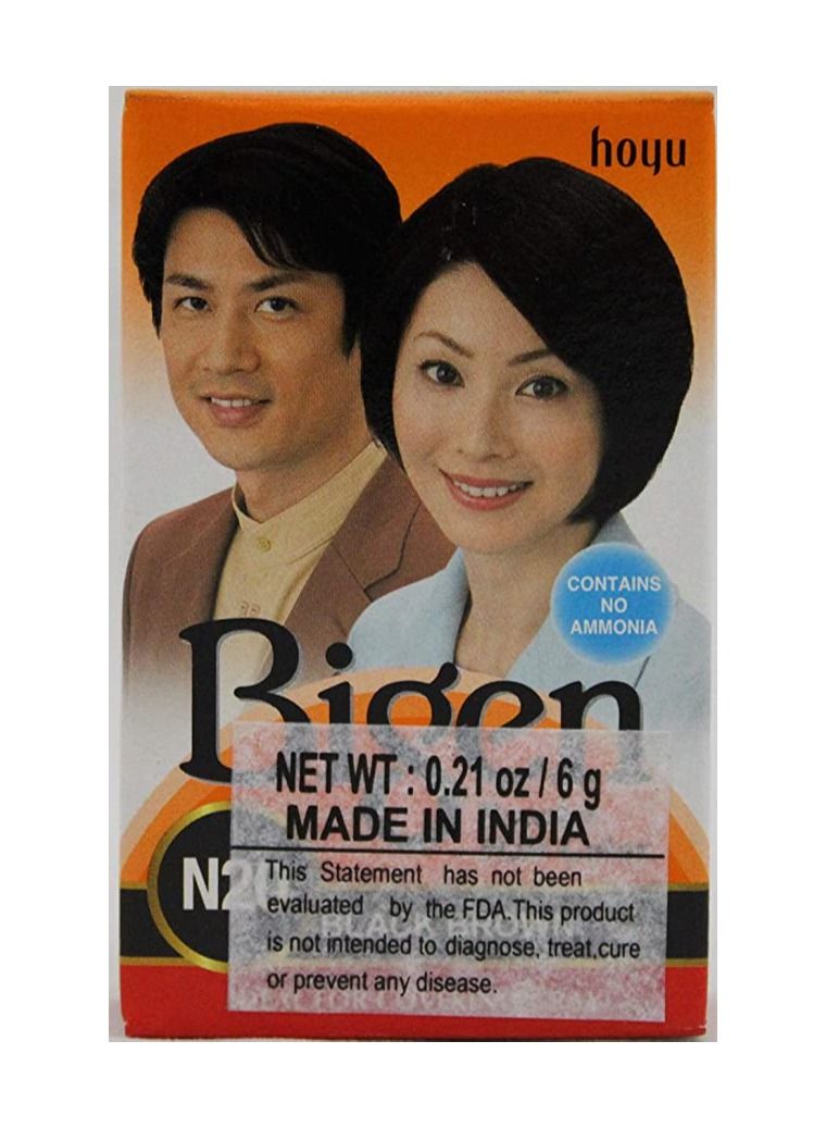 بايجن بيجين صبغة شعر بودرة أسود بني N20 (6 جرام)