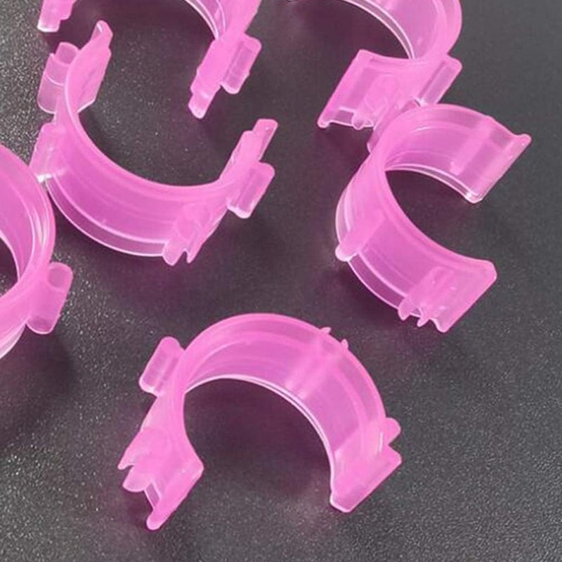 klarakoBobbin Clamps Holder Thread klarako50 Pieces Bobbin Holder Clips klarakoColorful Bobbin Thread Clamps for Embroidery Sewing Supplies klarakoPink - Image 4