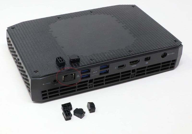 iexcell 50 Pcs Black Ethernet Hub Port RJ45 Anti Dust Cover Cap Protector Plug - Image 3