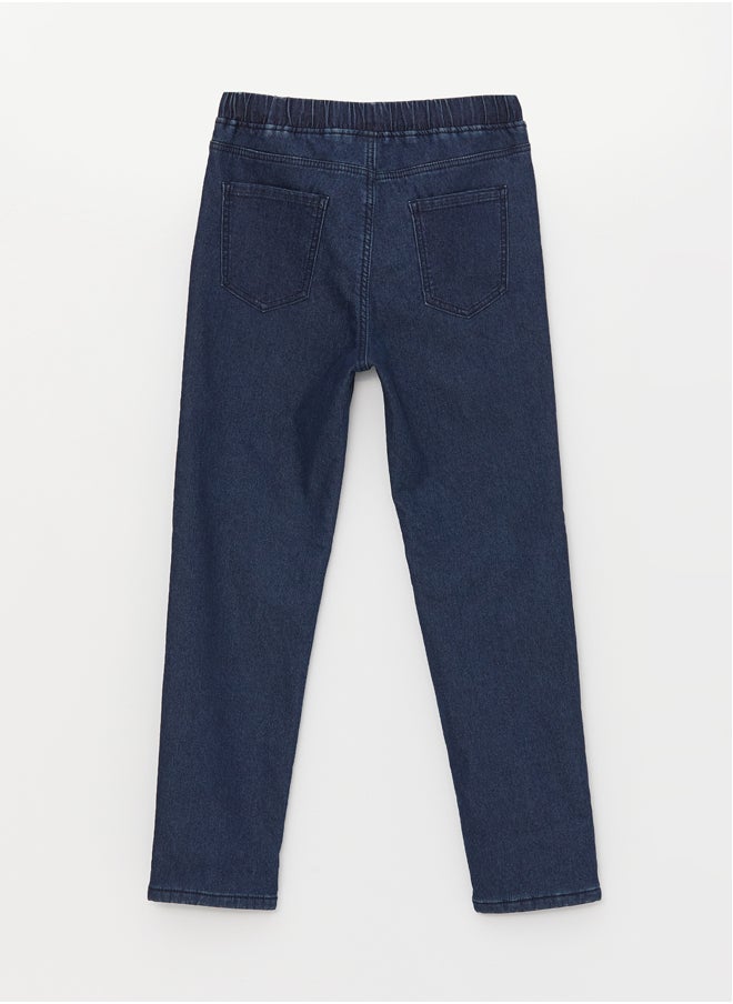 LC WAIKIKI - Elastic Waist Regular Fit Polar Lined Baby Boy Jeans - Image 1