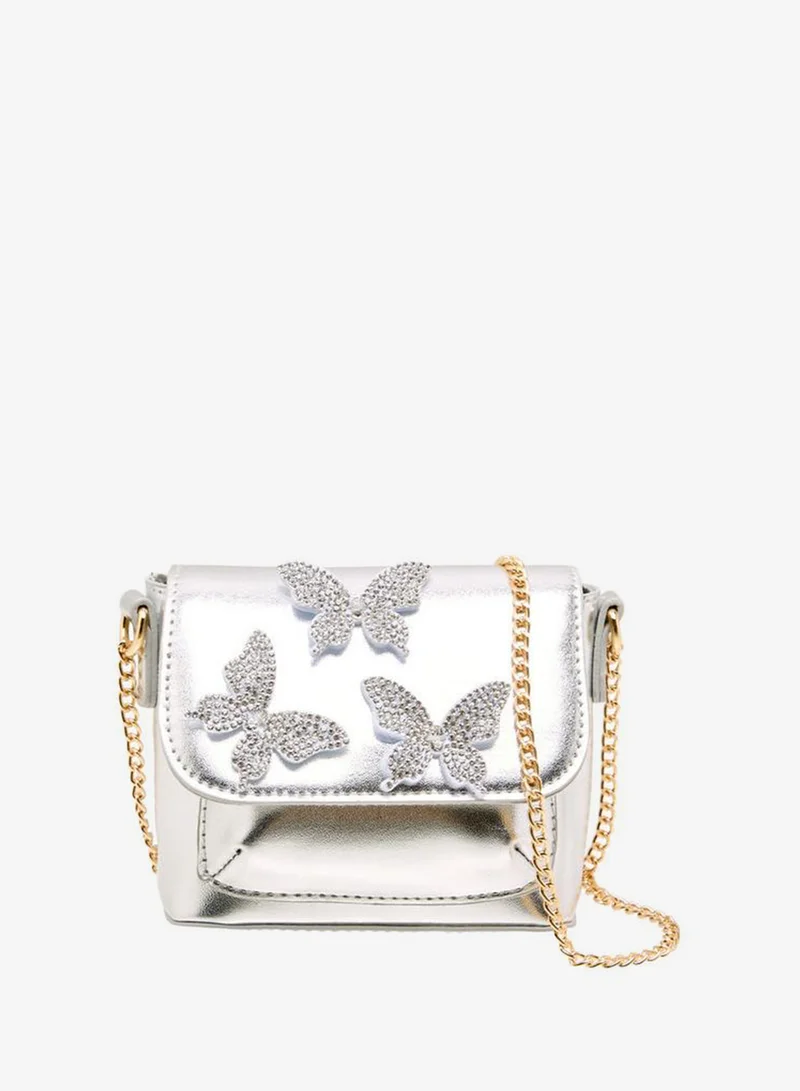 Flora Bella Crossbody Bag With Butterfly Embellishment Ramadan Collections