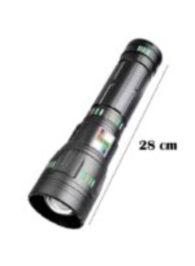 YEMAO YM-G600 Ultra Bright 100W Rechargeable Flashlight 🔦 | GT60 LED Long-Range Torch up to 1500m | Telescopic Zoom Focus | High Lumens Searchlight for Camping, Hiking, Security, and Outdoor Adventures - Image 5