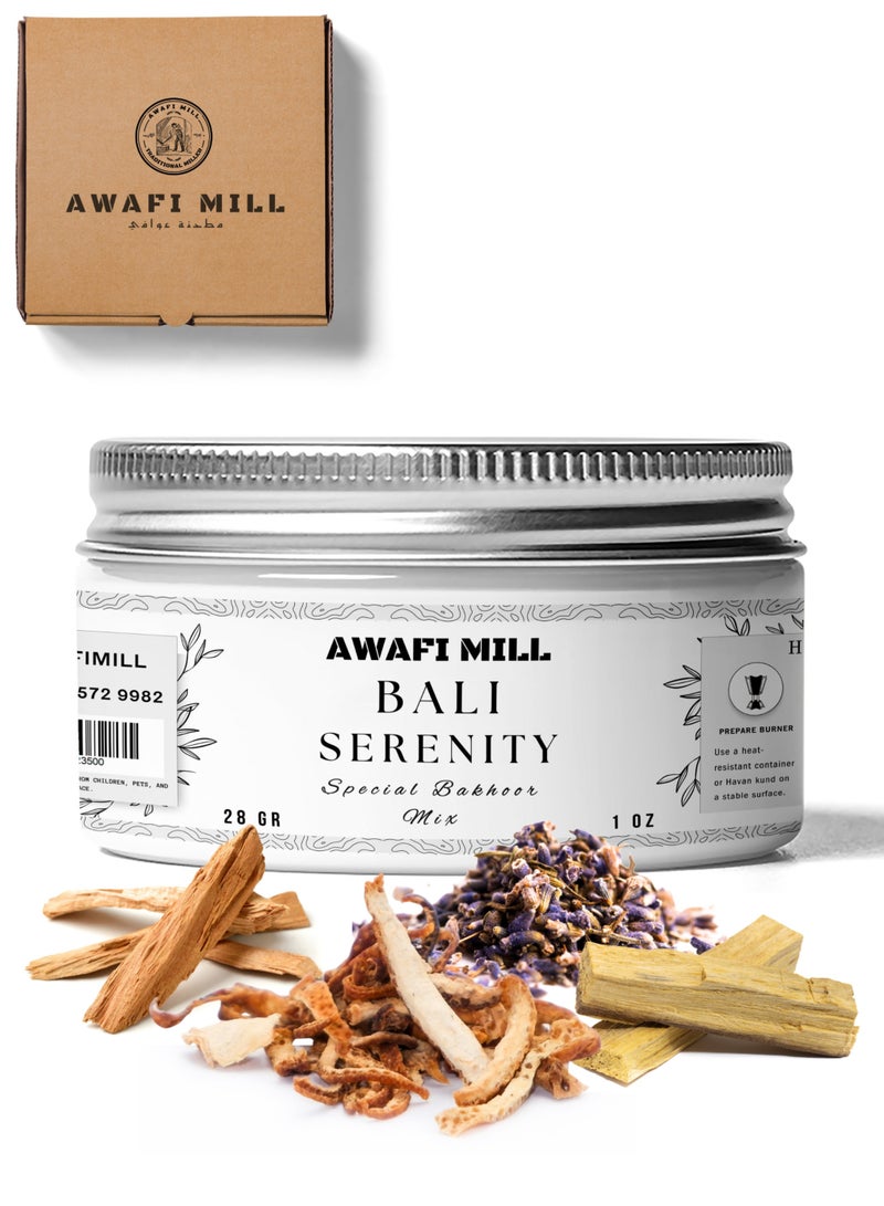 Awafi Mill AWAFI MILL Bali Serenity Bakhoor Mix – Specially Handcrafted Incense for a Peaceful and Invigorating Ambiance - Image 1