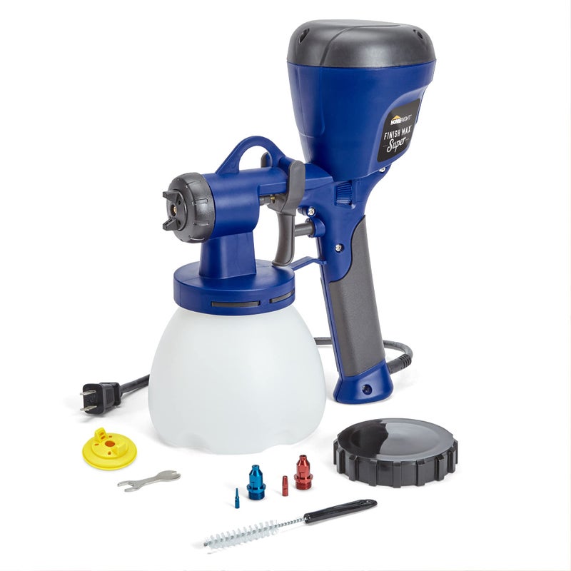 HomeRight C800971.A Super Finish Max, Includes 3 Brass Spray Tips, 3 Spray Patterns, Easy to Clean HVLP Paint Sprayer, Great for Furniture, Cabinets, Trim & More, for Stains, Sealers & Latex Paints - Image 1
