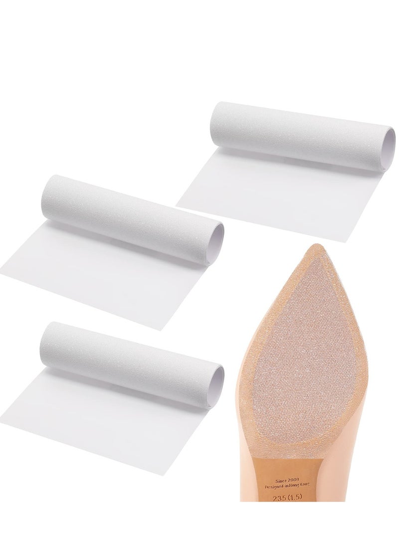 ملصق نعل مضاد للانزلاق، ملصق واقي للنعل ذاتي اللصق، وسادة ذاتية اللصق شفافة للغاية، غطاء واقي للنعل مضاد للانزلاق للأحذية الرياضية ذات الكعب العالي (3 لفات 15.7 × 5.9 بوصة) - Image 1