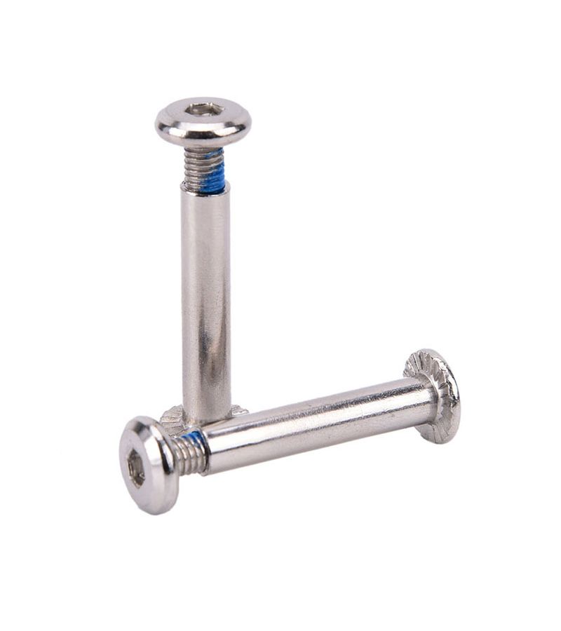 Slivery 8 Pack Inline Skate Axles Blades Screws Bolts Roller Wheels Set - Image 5