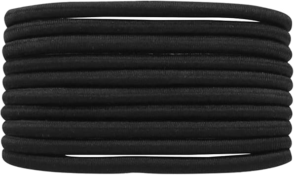 Franck Provost 10 Count Round Rubber Hair Bands Schwarz - Image 2