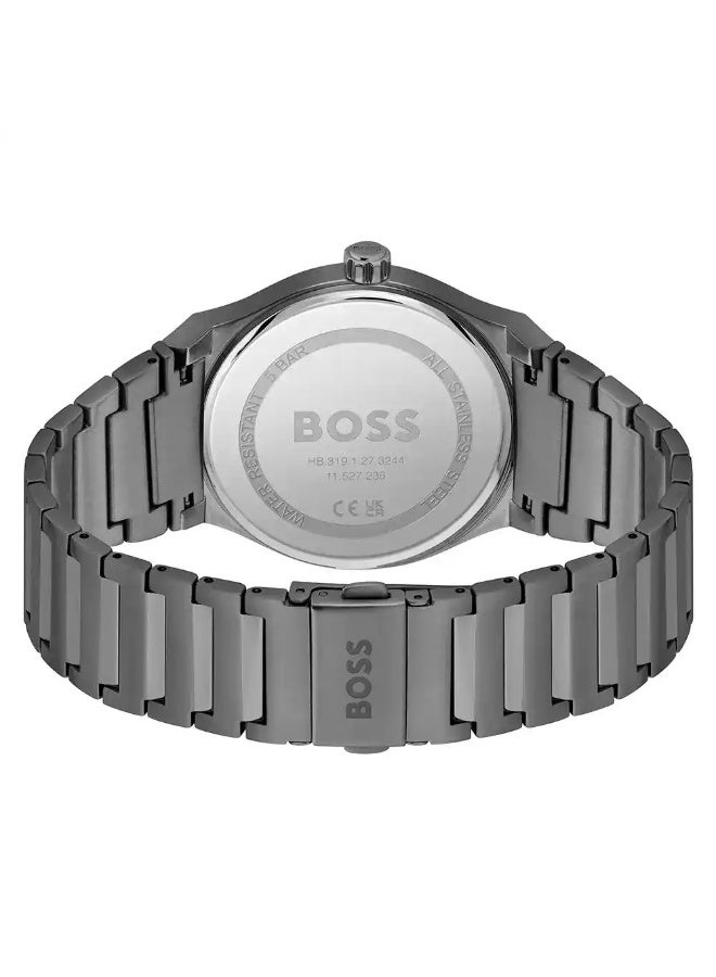 بوس ساعة هوجو بوس كاندور 1514078 للرجال – ستانلس ستيل، حركة كوارتز، ميناء رمادي، مقاومة للماء - Image 4