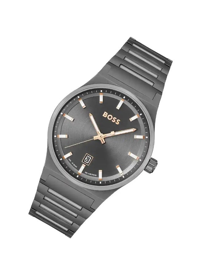 بوس ساعة هوجو بوس كاندور 1514078 للرجال – ستانلس ستيل، حركة كوارتز، ميناء رمادي، مقاومة للماء - Image 3