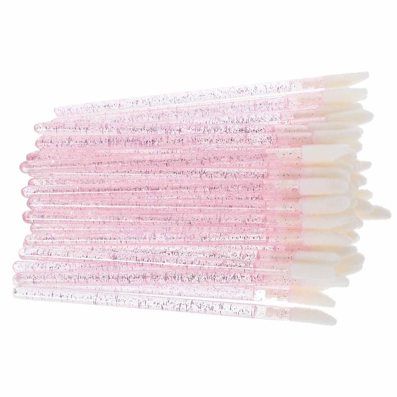 ABOOFAN 250pcs Pink Lip Brush Applicators Lip Gloss Wands Reusable Lipstick Applicator Beauty Makeup Tools for Women Professional Cosmetic Wand Set - Image 1