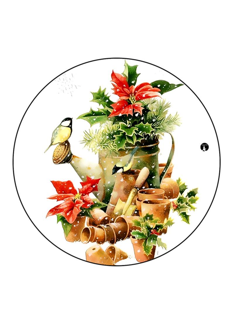 Plants Printed Mouse Pad Multicolour