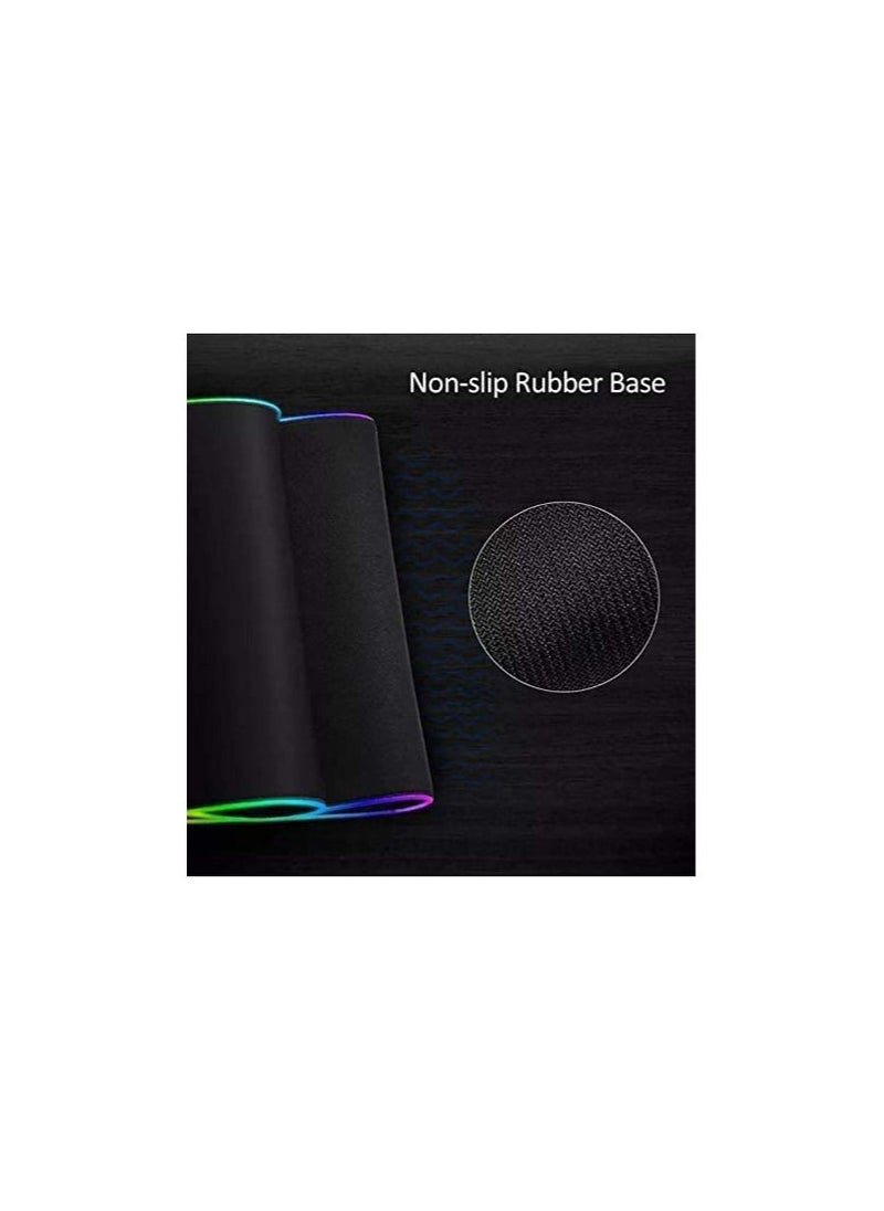 Generic - TITANWOLF Rubber Base R G B Gaming Mouse Pad (800 x 300mm, Multicolor) - Image 1