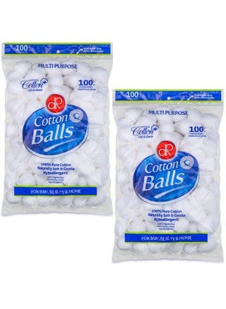 200 Count [Large Size] Cotton Balls, 100% Pure Cotton For Nail Polish And Make-Up Removal, Applying Oil Lotion Or Powder, Perfect For Multi-Purpose Use, Soft And Absorbent (200 Count) - pzsku/ZF132A419D4850A4EBC89Z/45/_/1733729945/f5f30ded-f277-485d-ad59-25c33986ab04