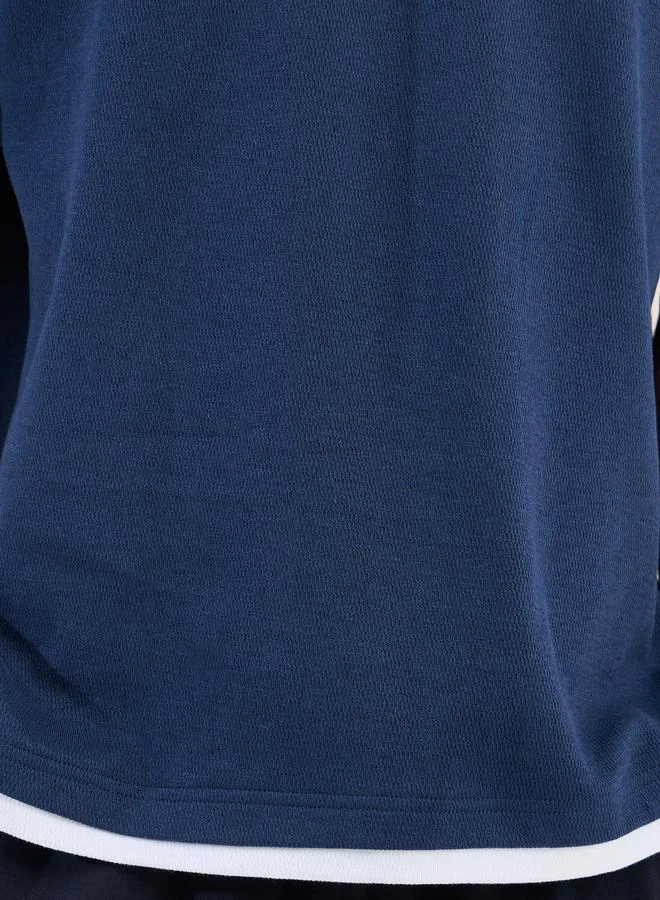 Styli Styli Plain Contrast Detail Oversized T-Shirt